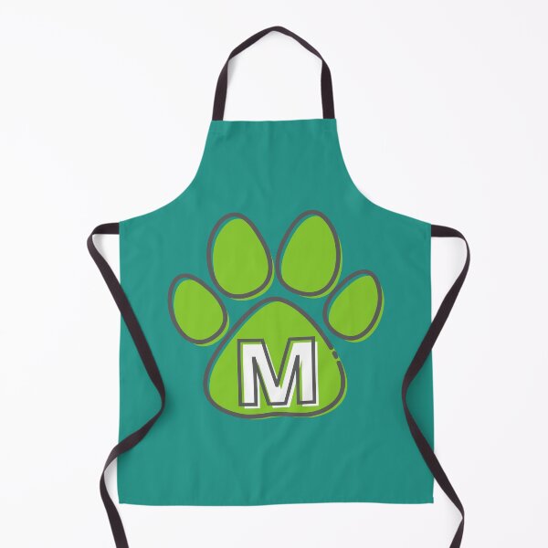 Item preview, Green Paw Monogram M designed and sold by Coffee Lifestyle.