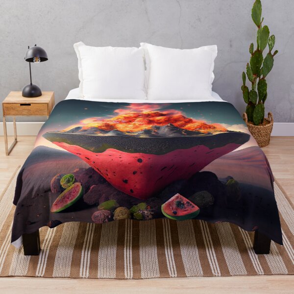 Item preview, Volcanic Watermelon Feast Digital Painting designed and sold by CodeAndColors.