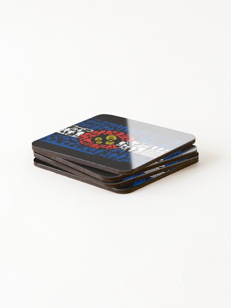 Thumbnail 4 of 5, Coasters (Set of 4), Colorado Caliber Hiking Flag designed and sold by Colorado Caliber.