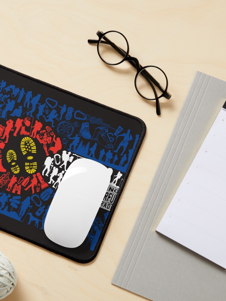 Thumbnail 3 of 5, Mouse Pad, Colorado Caliber Hiking Flag designed and sold by Colorado Caliber.