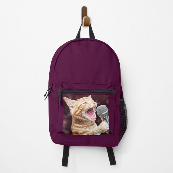 Item preview, Rock Star Cat Singing In A Microphone, Cat 2 designed and sold by LesTheArt.