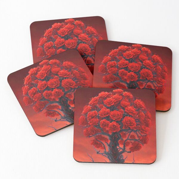 Item preview, Red Rose Tree  designed and sold by FoxAI.