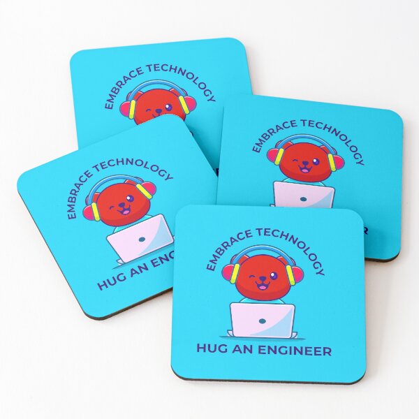 Item preview, Embrace technology, hug an engineer designed and sold by PulseGraphic.