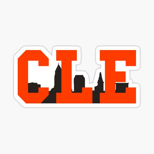 CLE Skyline - Browns Sticker