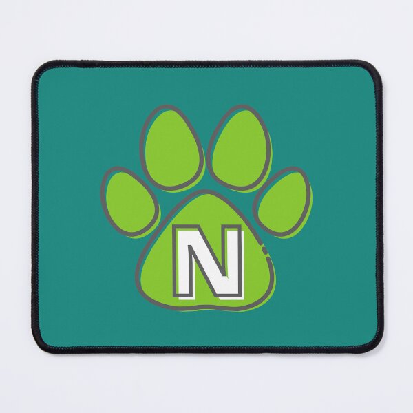 Item preview, Green Paw Monogram N designed and sold by Coffee Lifestyle.