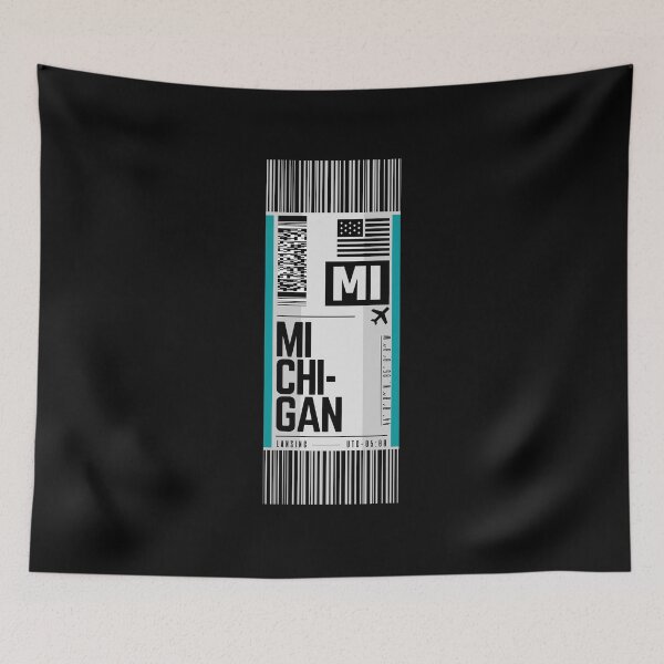 Item preview, MICHIGAN MI - Traveler Tag Home State of Michigan designed and sold by LeddsoDello.