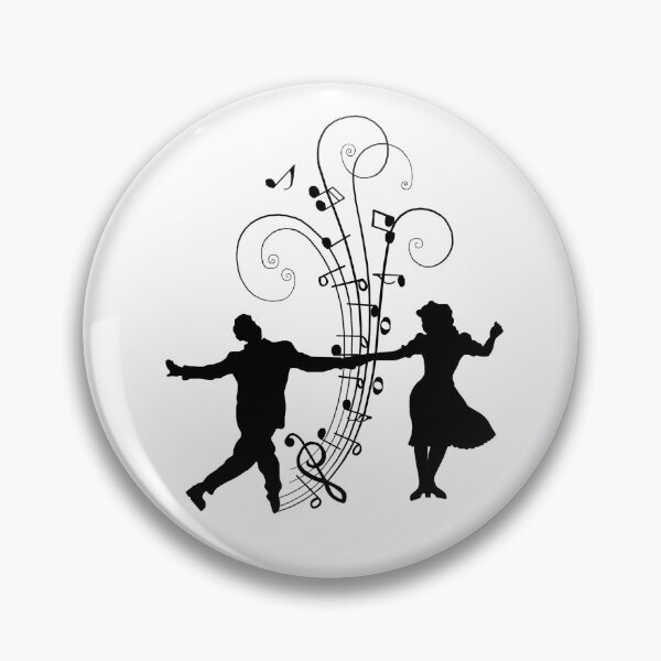 Item preview, 1940s Swing Dancers Music Silhouettes designed and sold by Deborah Camp.