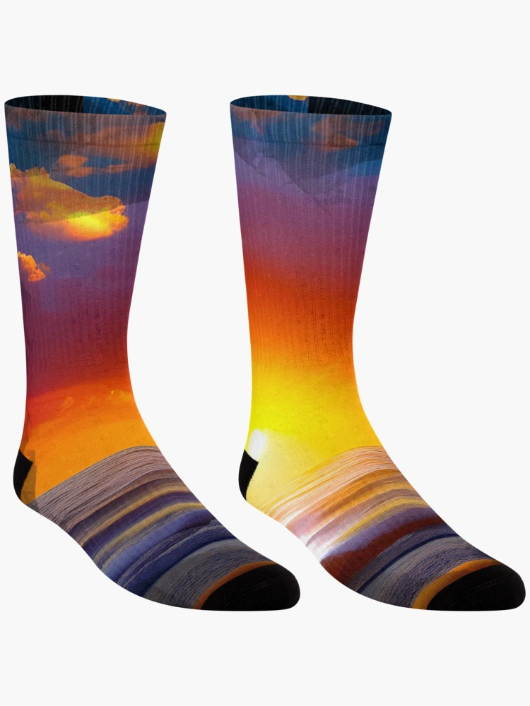 Thumbnail 3 of 5, Socks, Meditation Rand R designed and sold by AW2 Designs.
