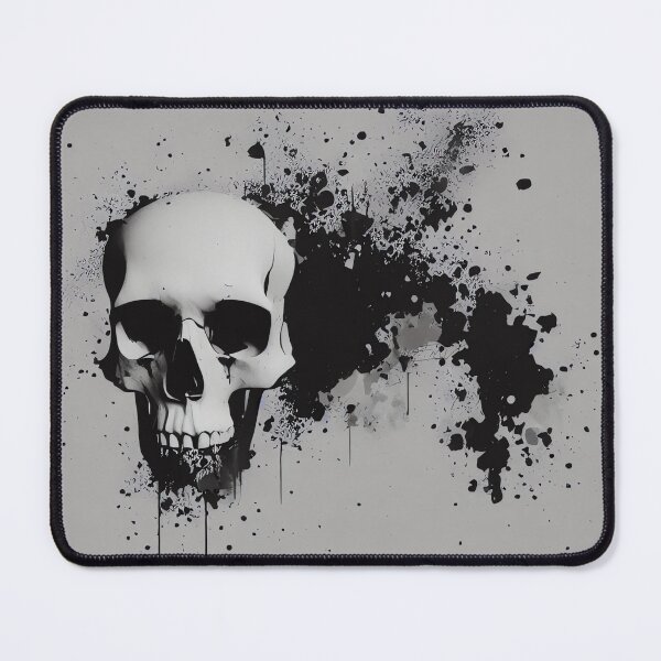 Item preview, Splatter skull designed and sold by 3DogKnight.
