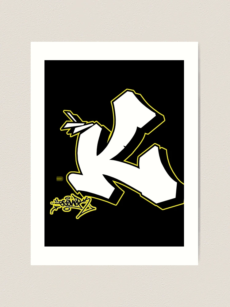 ESOWシルクスクリーンポスター BLACK 額付き graffiti ESOWシルクスクリーンポスター BLACK 額付き graffiti 版画