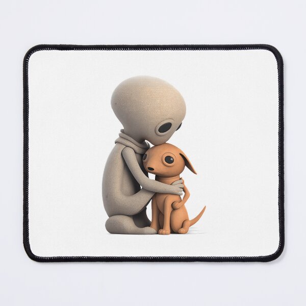 Item preview, Cute Alien with Puppy - The Stone Collection designed and sold by FiveIntentions.