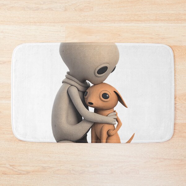 Item preview, Cute Alien with Puppy - The Stone Collection designed and sold by FiveIntentions.