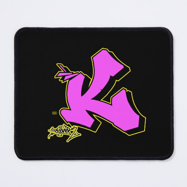 Item preview, PINK LETTER K BY ESONE URBAN GRAFFITI STREET STYLE designed and sold by GraffitiBomberZ.