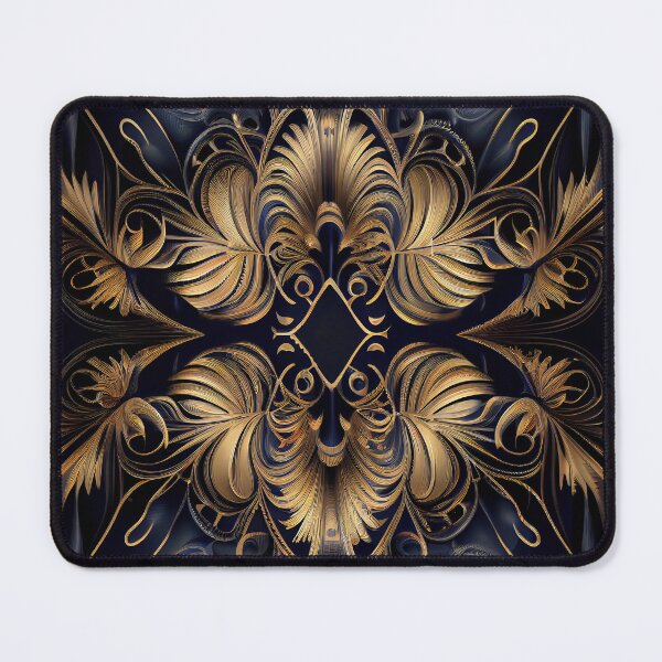Artikelvorschau, Symmetrical Dreamy Dynamic Art Deco Pattern Digital Painting entworfen und verkauft von CodeAndColors.