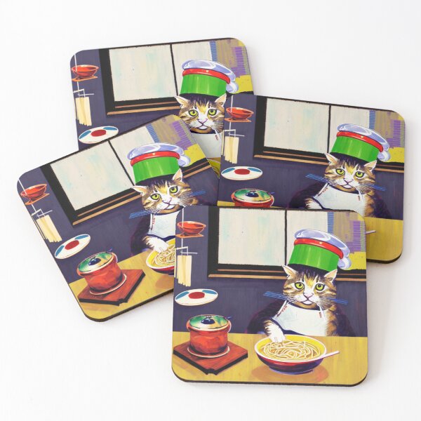 Item preview, Noodle Time with My Furry Sous Chef - A Cat's Favorite Meal designed and sold by WBP Mart.