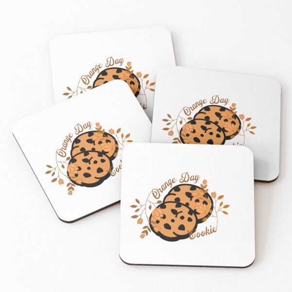 Item preview, Orange Day Cookie, Flowers designed and sold by KoumlisArt.