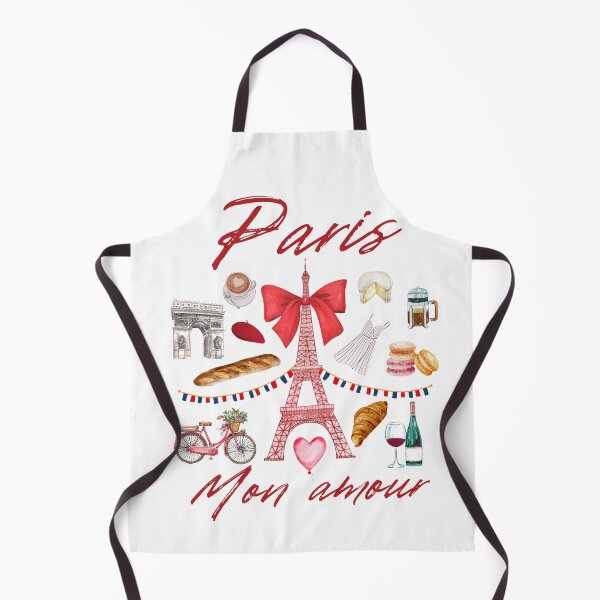 Item preview, Paris Mon Amour French collage with Eiffel Tower designed and sold by DandyRabbit.
