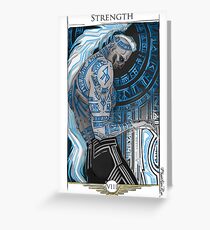 r8-Strength Greeting Card