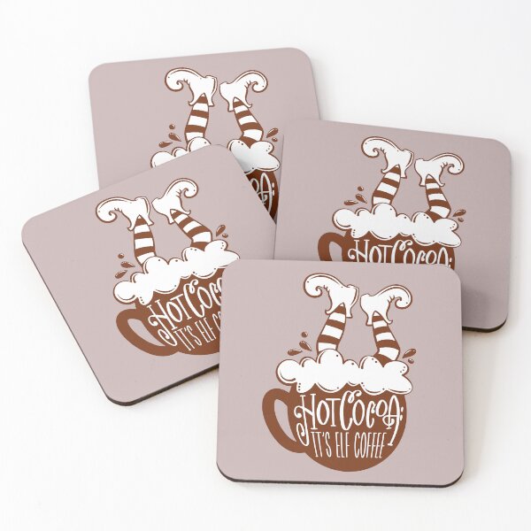 Item preview, Hot Chocolate is Elf Coffee designed and sold by GetYourCreateOn.