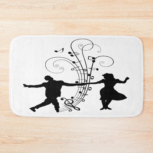 Item preview, 1940s Swing Dancers Music Silhouettes designed and sold by Deborah Camp.