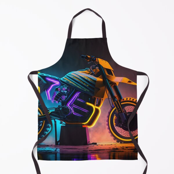 Item preview, Futuristic Cyberpunk Neon Dirt Bike designed and sold by beluxe.