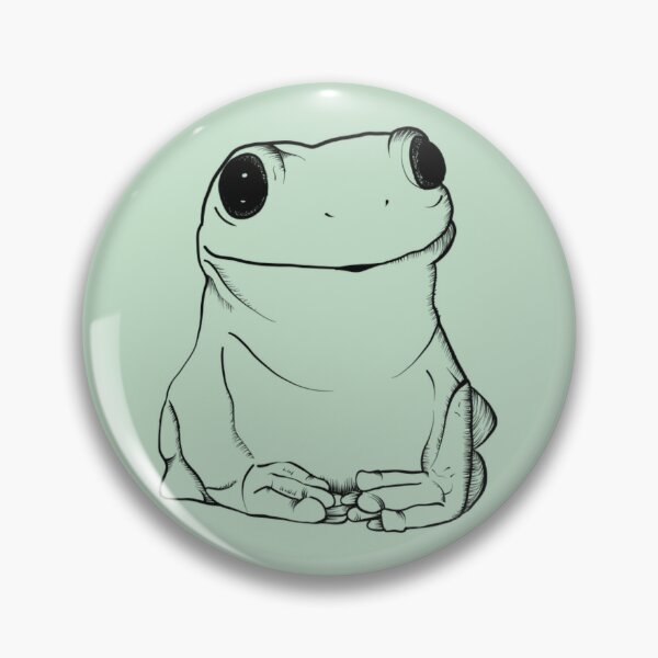 Frog Pins and Buttons for Sale
