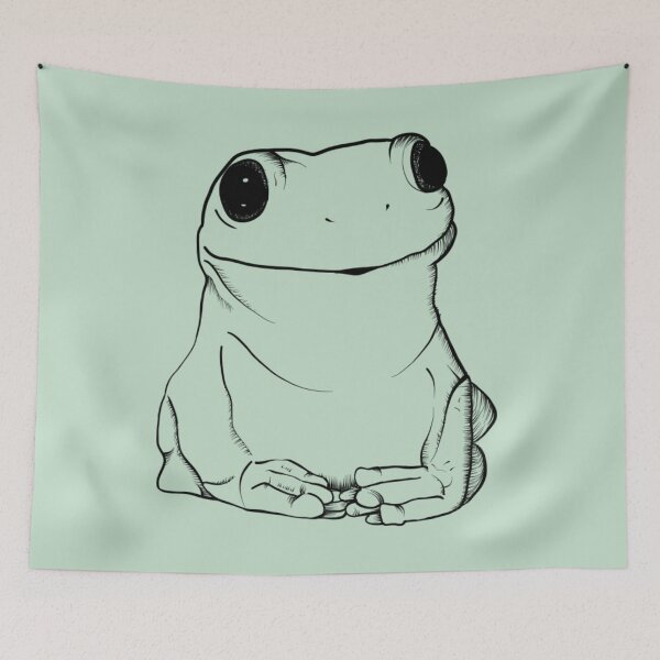 Item preview, Polite Little Frog I designed and sold by velvetearth.