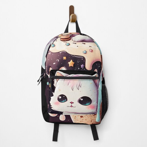 Item preview, Kawaii Space Kitty hanging on top of a Giant Milky Way Sundae designed and sold by wildcrazylove.