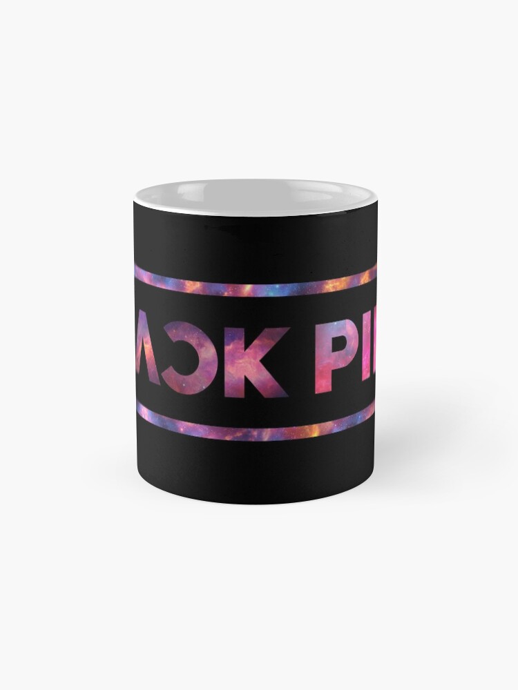 Alternate view of Black Pink Nebula Mug