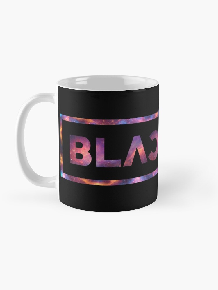 Alternate view of Black Pink Nebula Mug