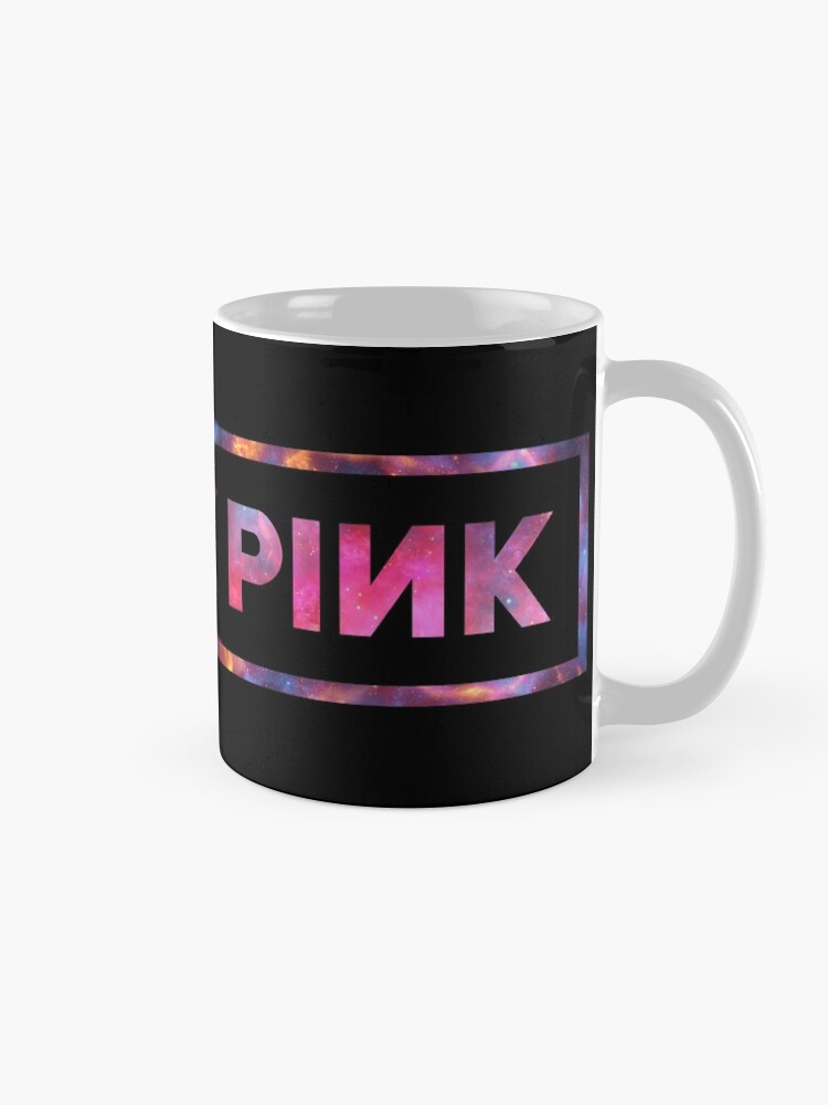 Alternate view of Black Pink Nebula Mug