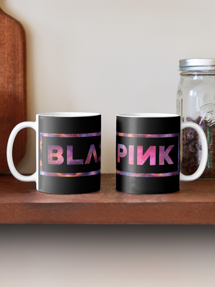 Alternate view of Black Pink Nebula Mug