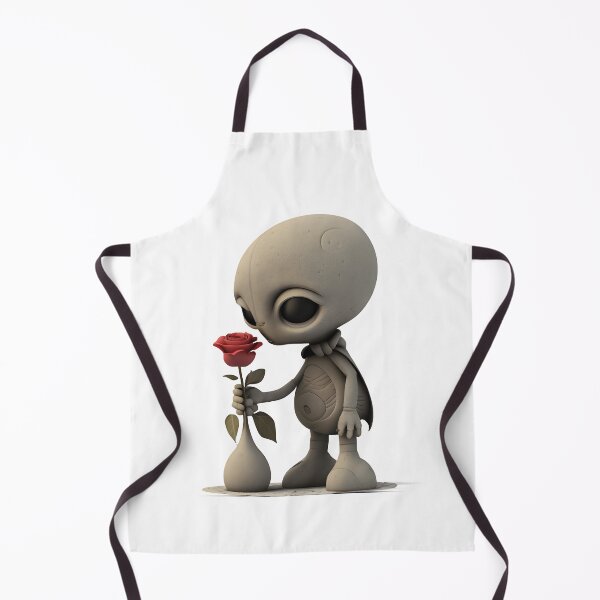Item preview, Alien Smelling a Rose - The Stone Collection designed and sold by FiveIntentions.