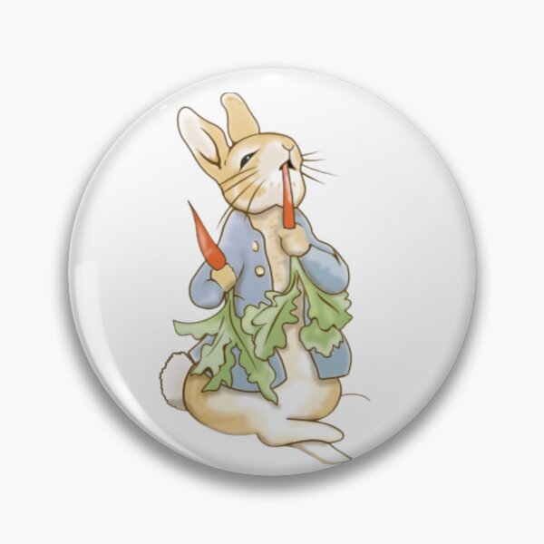 Aperçu de l'œuvre Aquarelle de Pâques Peter Rabbit avec gros oeuf de Pâques créée et vendue par moullknoz.