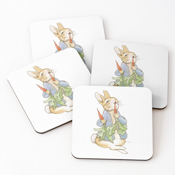 Aperçu de l'œuvre  Aquarelle de Pâques Peter Rabbit avec gros oeuf de Pâques créée et vendue par moullknoz.