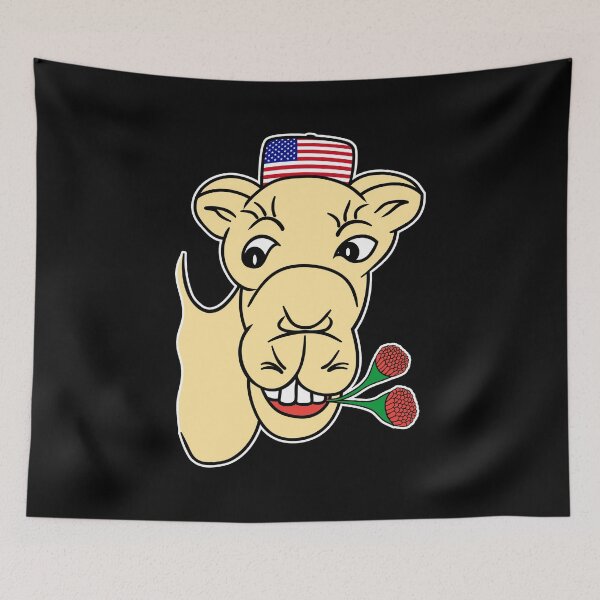 Item preview, A camel wearing a funny fez designed and sold by Red Fox.