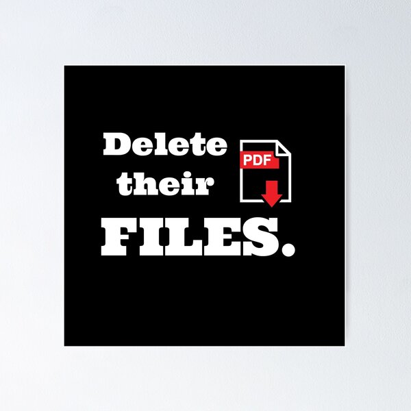 Item preview, Delete their files designed and sold by catalin87.