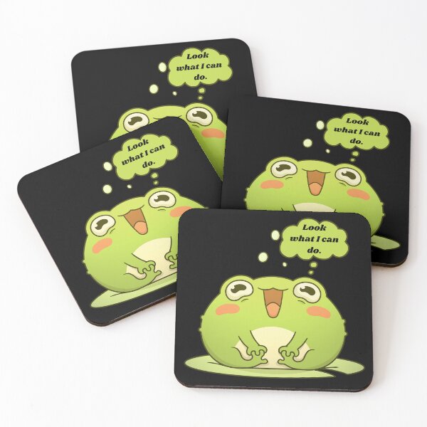 Item preview, Cute chubby cartoon frog toe touch  designed and sold by courtney petersen.