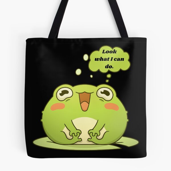 Item preview, Cute chubby cartoon frog toe touch  designed and sold by courtney petersen.
