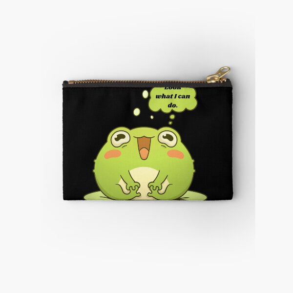 Item preview, Cute chubby cartoon frog toe touch  designed and sold by courtney petersen.