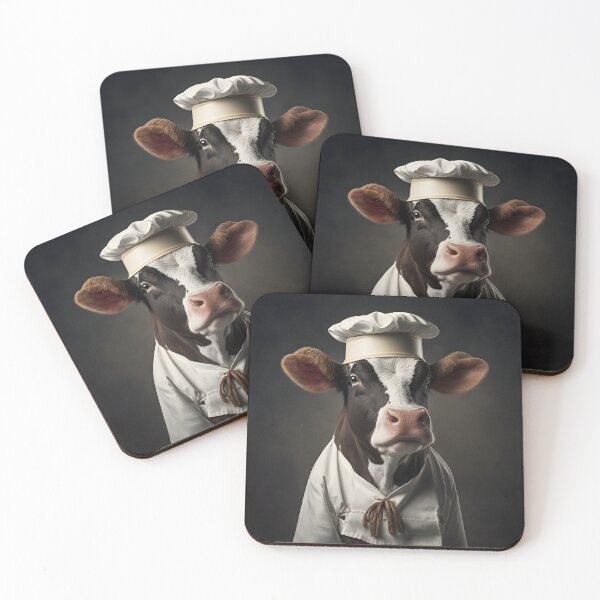 Item preview, Vegan Chef Cow - Animal Art designed and sold by Chrisjeffries24.