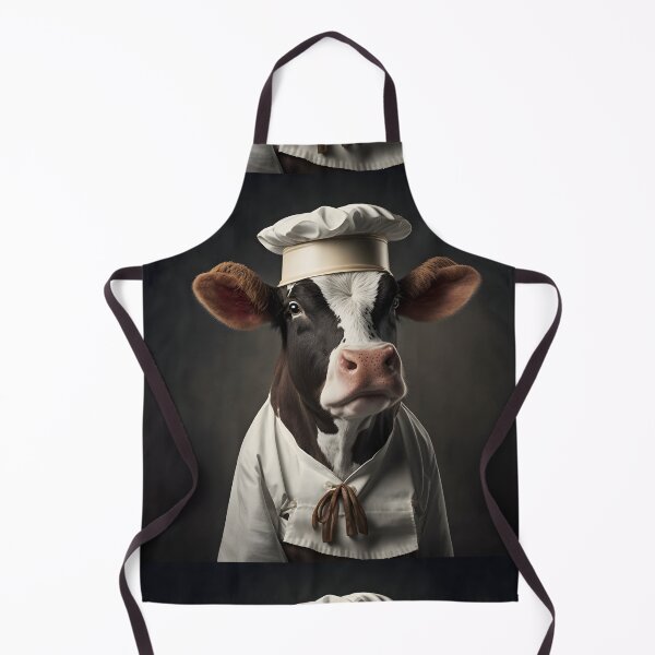 Item preview, Vegan Chef Cow - Animal Art designed and sold by Chrisjeffries24.