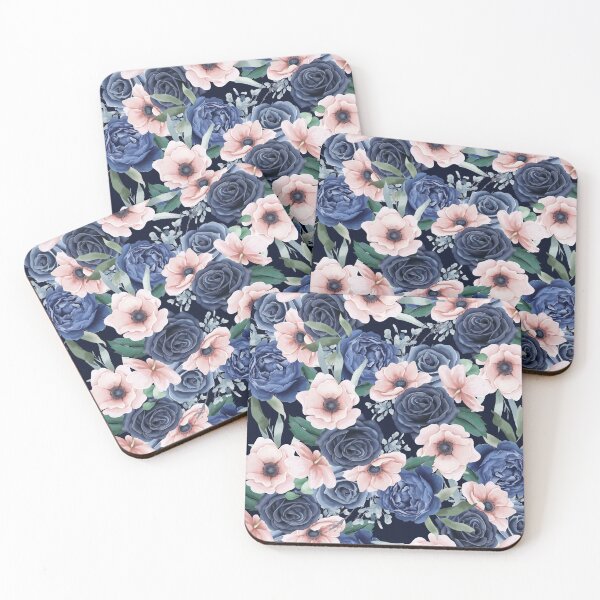Item preview, blue flowers designed and sold by GorLorLar.