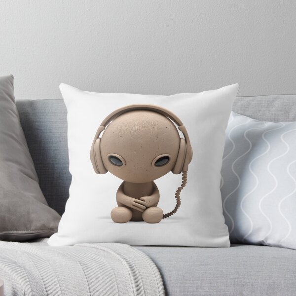 Item preview, Alien with Headphones - The Stone Collection designed and sold by FiveIntentions.