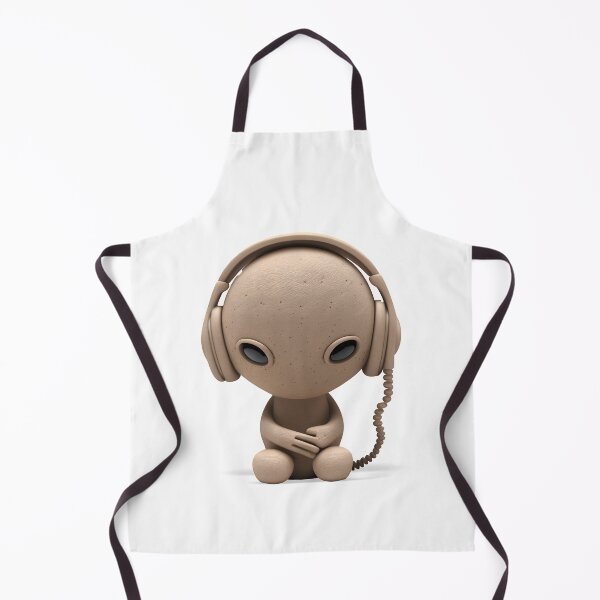 Item preview, Alien with Headphones - The Stone Collection designed and sold by FiveIntentions.