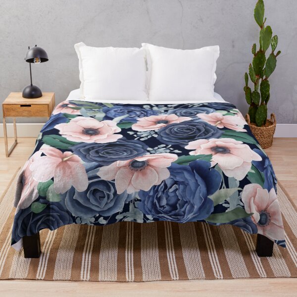 Item preview, blue flowers designed and sold by GorLorLar.