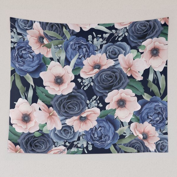 Item preview, blue flowers designed and sold by GorLorLar.