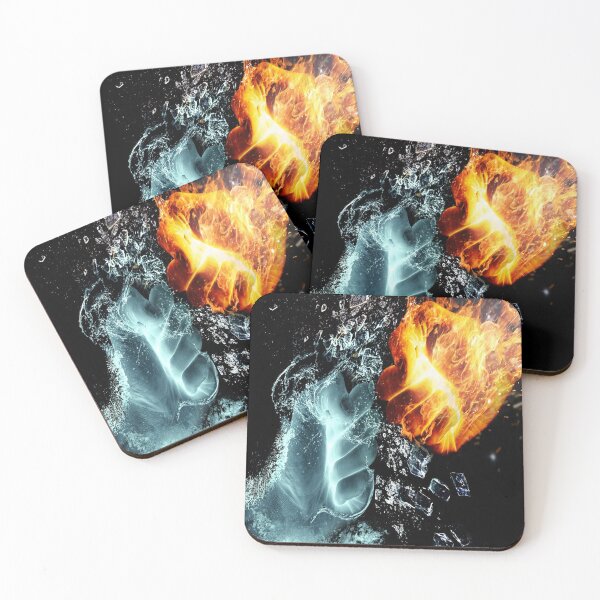 Item preview, Fire And Water Hand Fire Heat Burn Flame Hot designed and sold by leen12 Art Designs Prints.