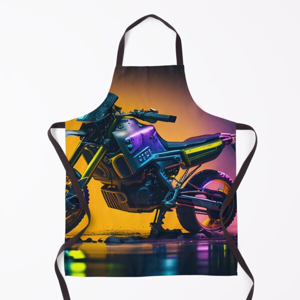 Item preview, Futuristic Cyberpunk Neon Dirt Bike designed and sold by beluxe.