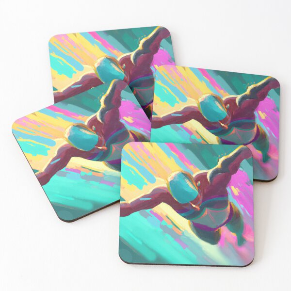 Item preview, Very cool painted swimmer  designed and sold by Zwembad Vergelijker.
